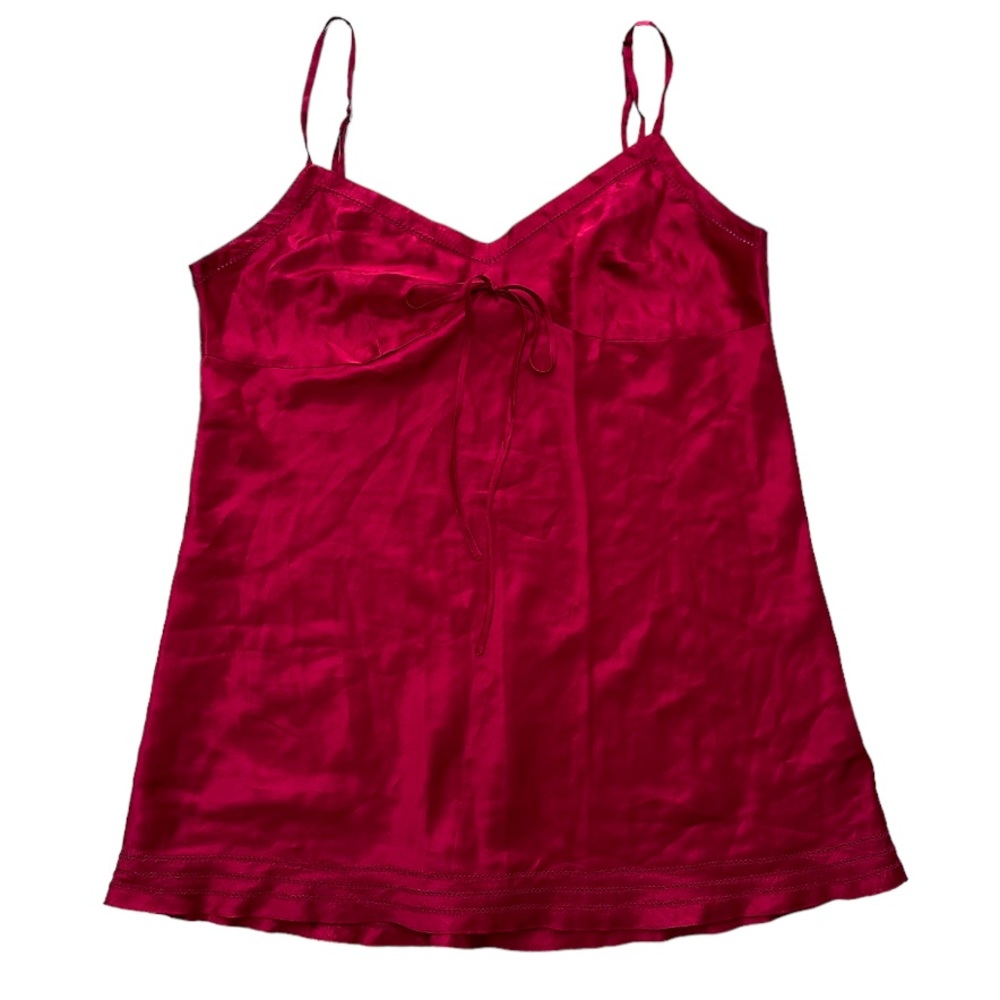 Banana Republic Red 100% Silk Camisole NWOT